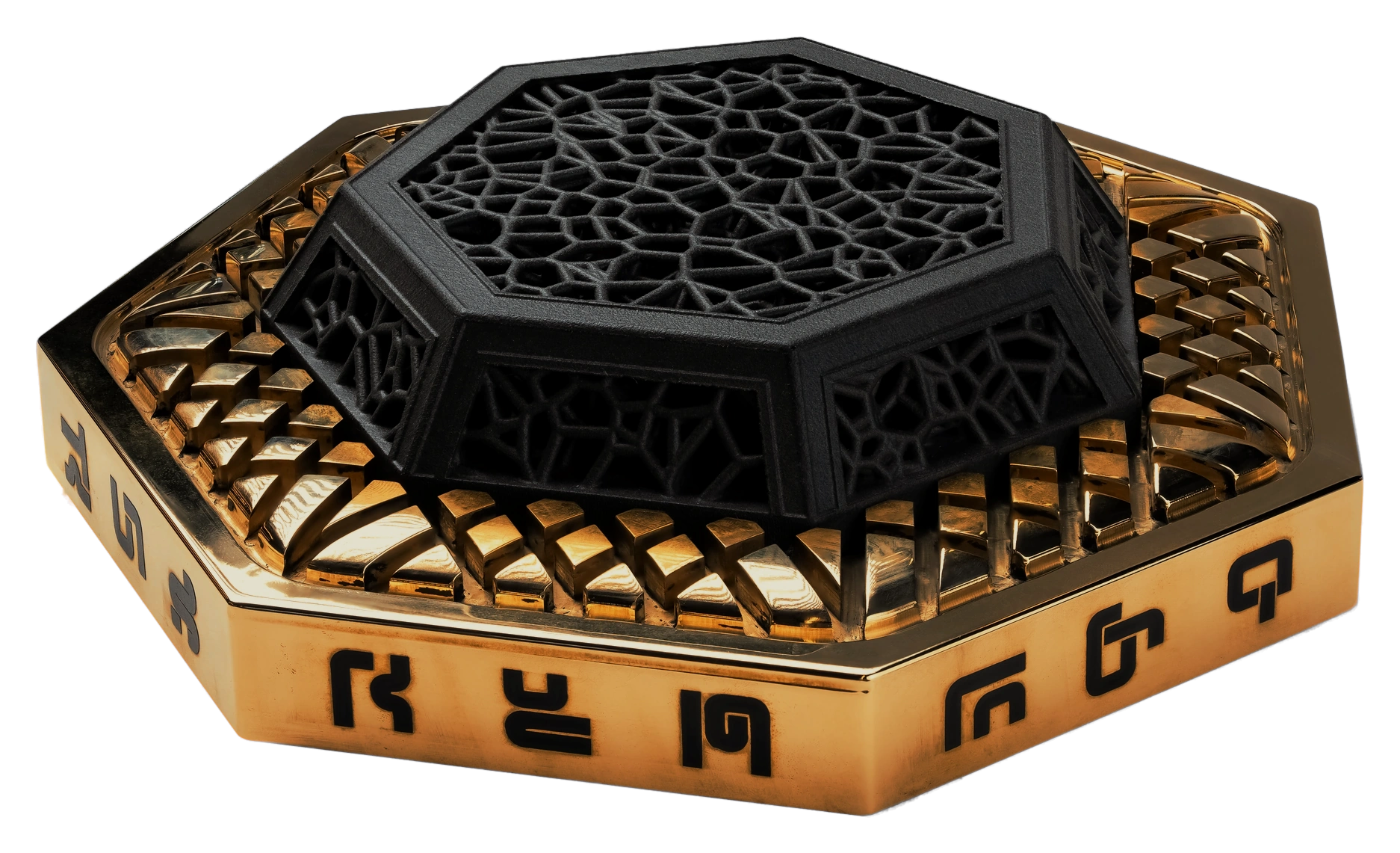 The gold and near-black XTR-0 desktop experimental platform